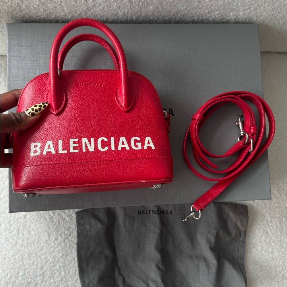 Balenciaga Mini Bag in Vibrant Red